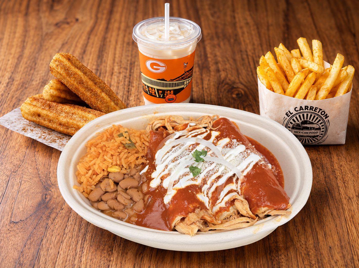 El Carretón 2.0 enchiladas